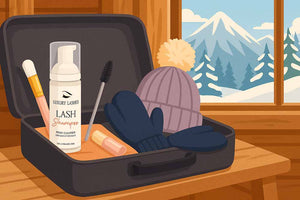 Wimperextensions op de piste