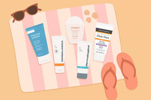 Olievrije zonnebrand voor wimperextensions