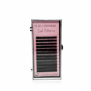 Flat Cashmere Wimperextensions voor One by One wimpers van Luxury Lashes.