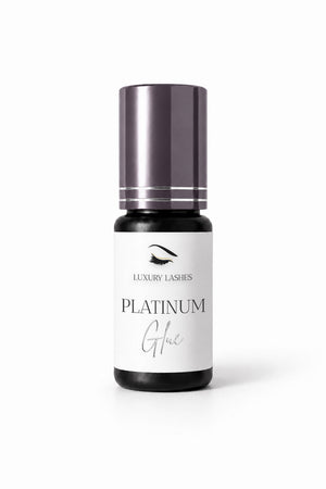 Luxury Lashes Platinum Glue professionele wimperlijm voor snelle hechting en maximale retentie bij wimperextensions.