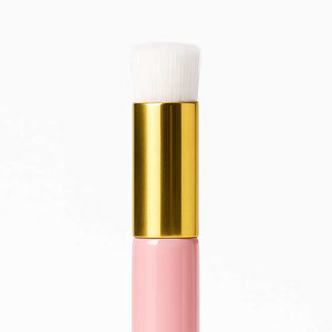Lash brush met gouden en roze accenten, ideaal voor reinigen en verzorgen van wimperextensions.