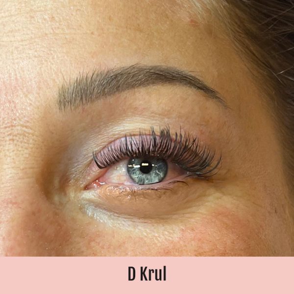 D Krul Wimperextensions Cat Eye Luxury Lashes Flat Cashmere