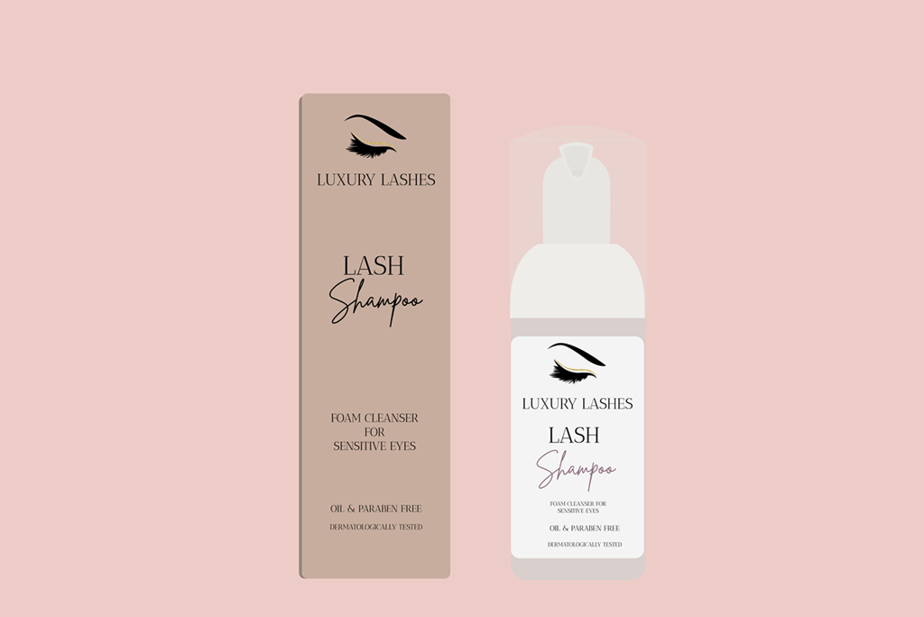 Luxury Lashes Sensitive Lash Shampoo Foam Cleanser