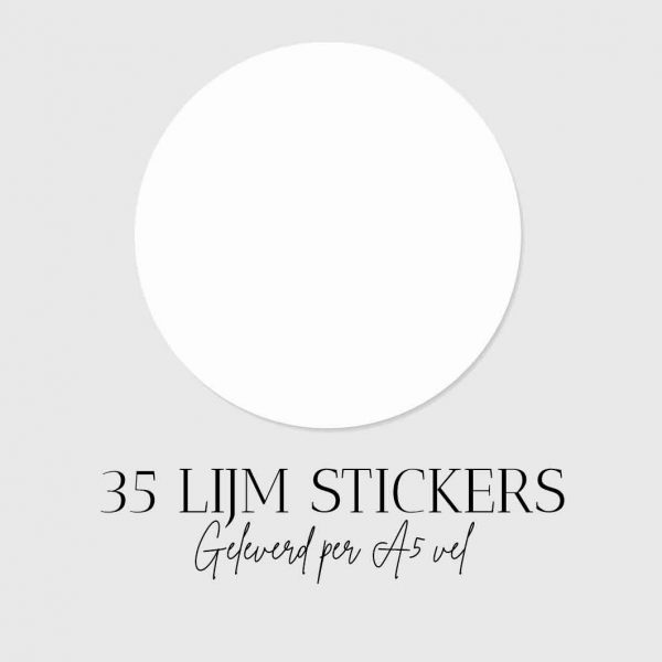 Luxury Lashes Lijm Stickers 35 Stuks Glue Stickers