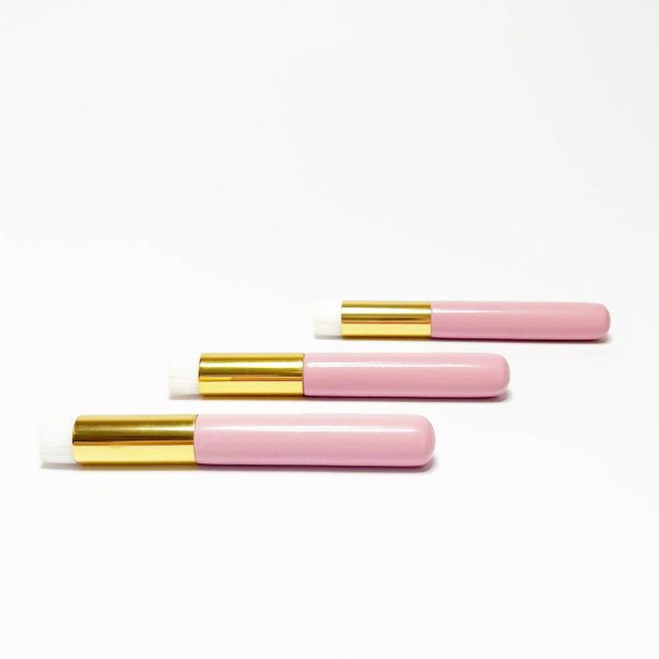 Wimperextensions Wimperkwast Roze met Goud (multiple - schuin) van Luxury Lashes