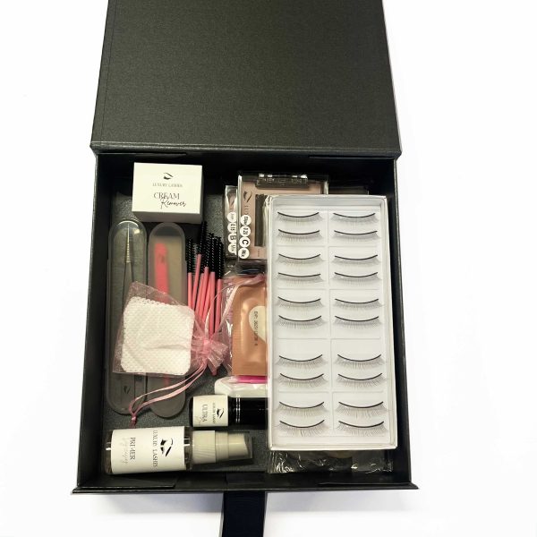 Inhoud Wimperextensions Starterspakket Luxury Lashes Lash Starter Kit